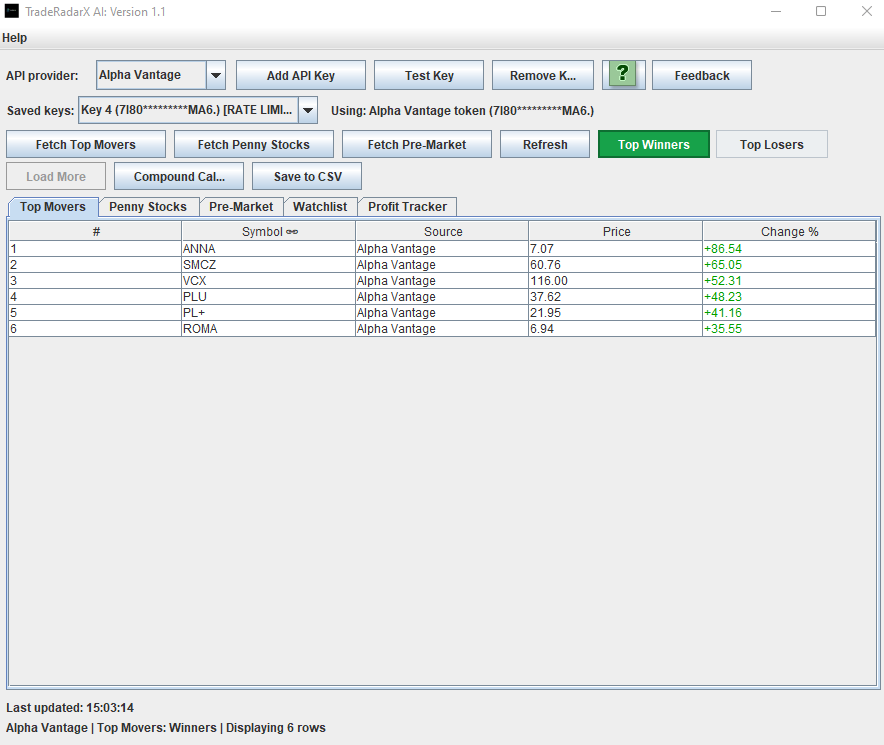 TradeRadarX AI advanced concept preview