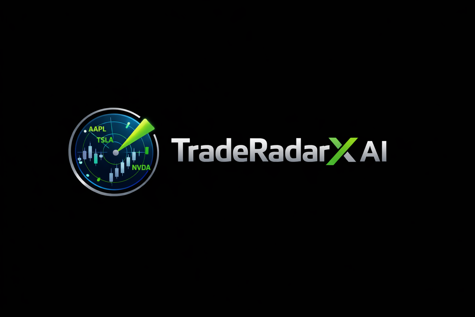 TradeRadarX AI brand wordmark